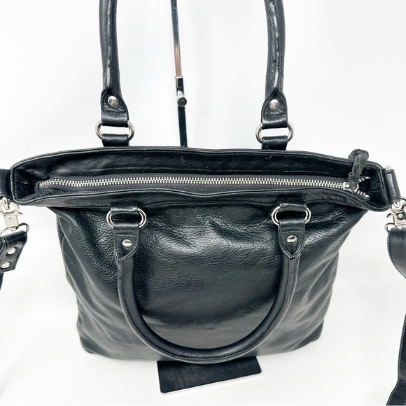 Jackie Easlick Leather Crossbody Satchel - Picture 3 of 7